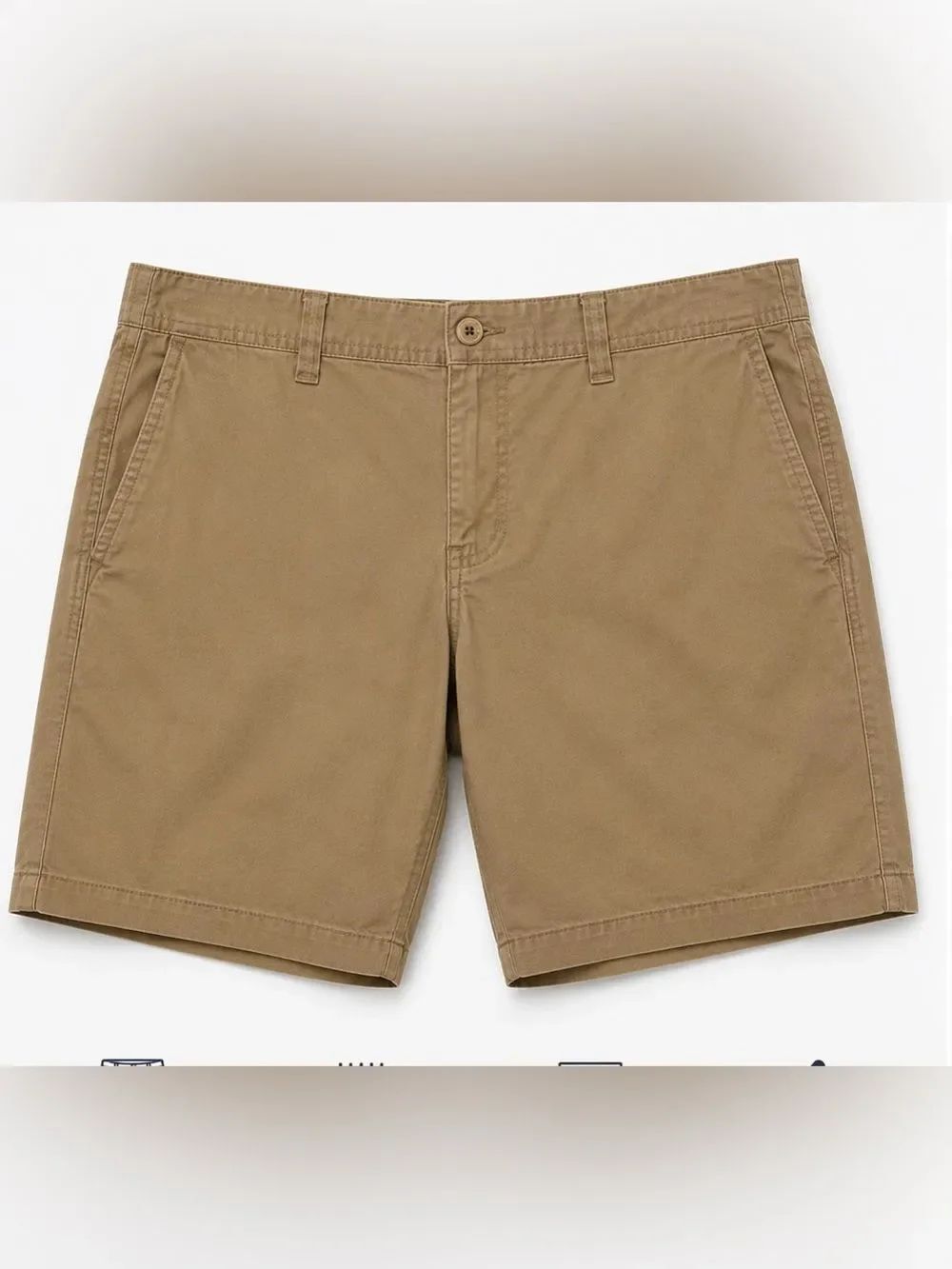 Columbia Men’s Khaki Chino Shorts Classic Fit Casual Outdoor Size 38